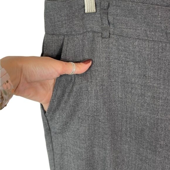 Talbots Heritage Gray Wool Side Pocket Zip fly Straight Leg Dress Pants Size 14 - Picture 4 of 14